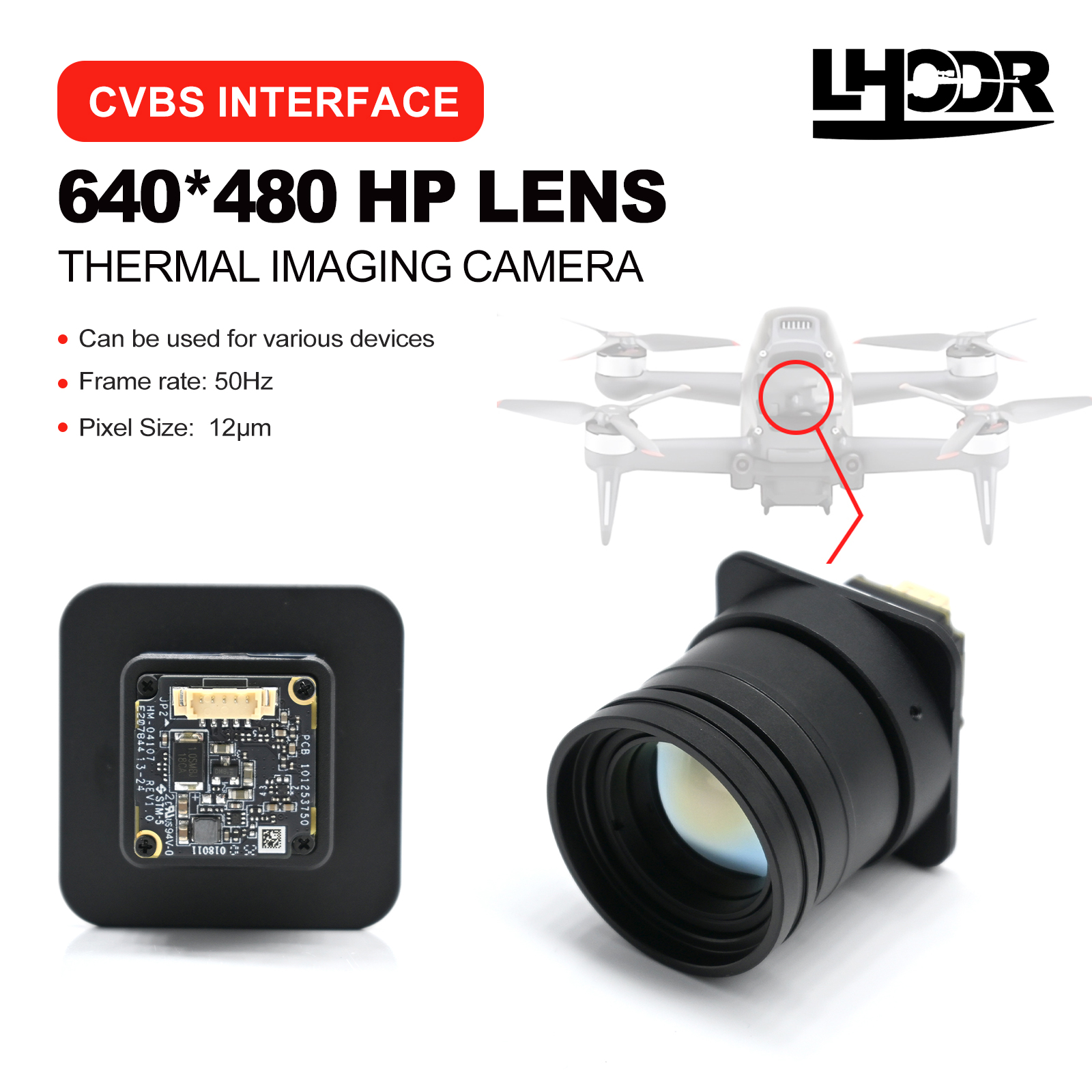30mm 640x480 pix Drone thermal - Drone Thermal Imaging のレビューと価格