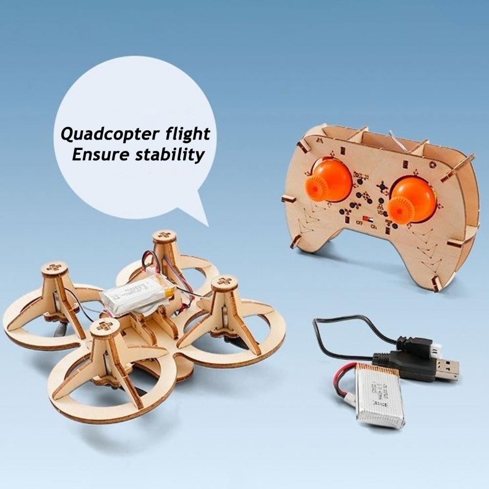 Rc Drone Toy Wooden Drone Puzz - Drone Aerial Photography のレビューと価格