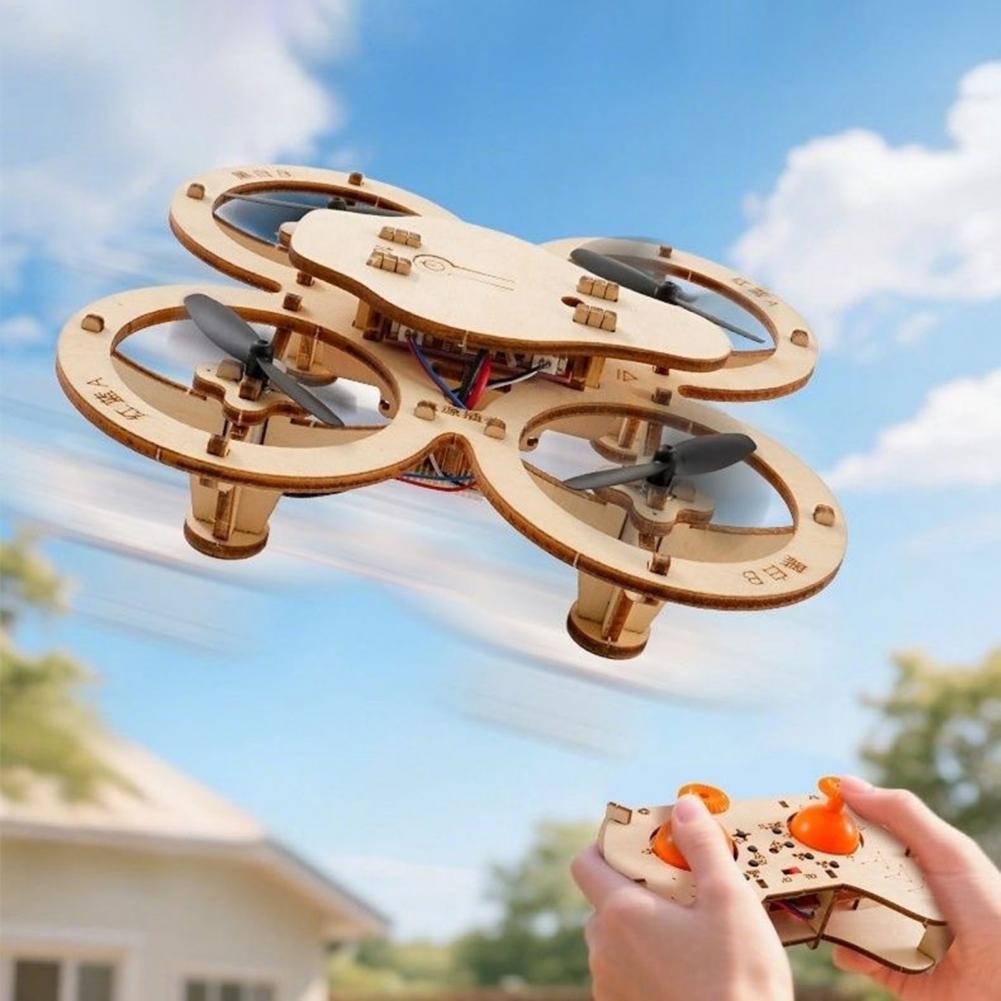 Rc Drone Toy Wooden Drone Puzz - Drone Aerial Photography のレビューと価格