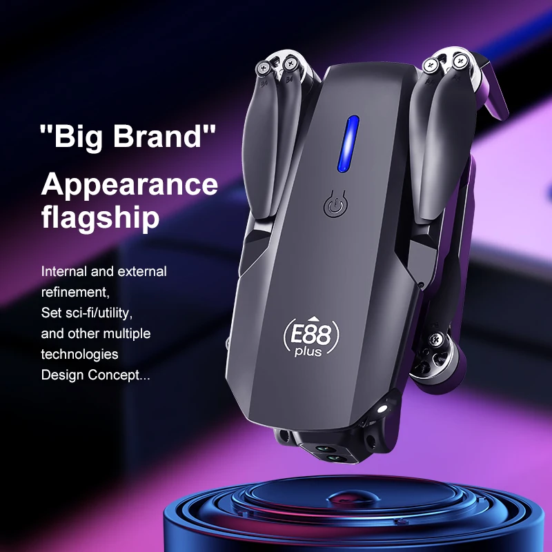 New E88 Plus Quadcopter Drone: - Drone Cinematic のレビューと価格