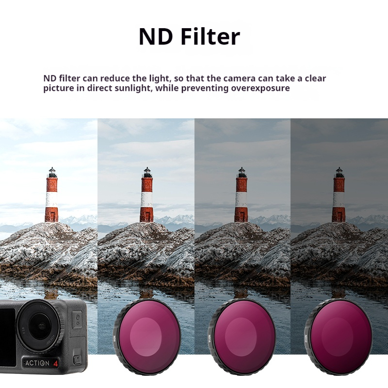 ND Filter for DJI Osmo Action4 - Drone Ndvi のレビューと価格