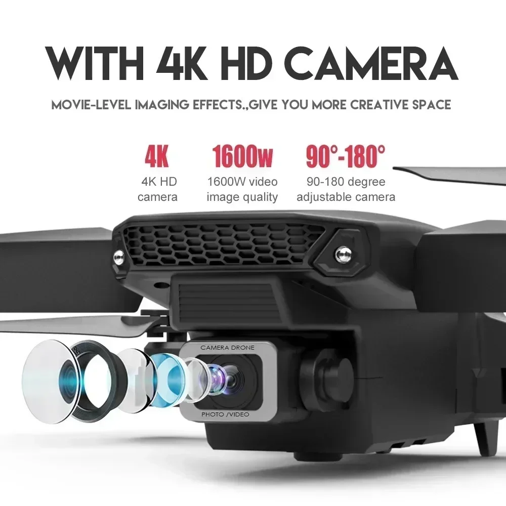 E88 Pro WIFI FPV Drone Wide An - Drone Cinematic のレビューと価格