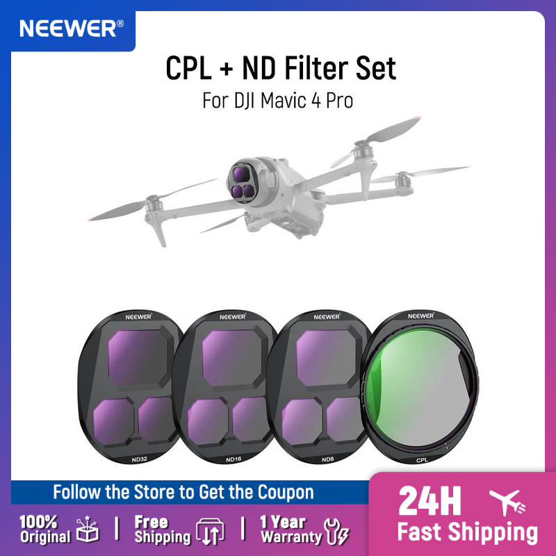NEEWER CPL + ND Filter Set for - Drone Ndvi のレビューと価格