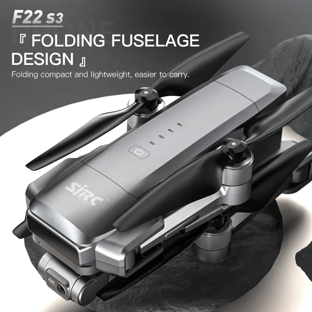 SJRC F22 S3 pro Foldable RC Qu - Drone Photogrammetry のレビューと価格