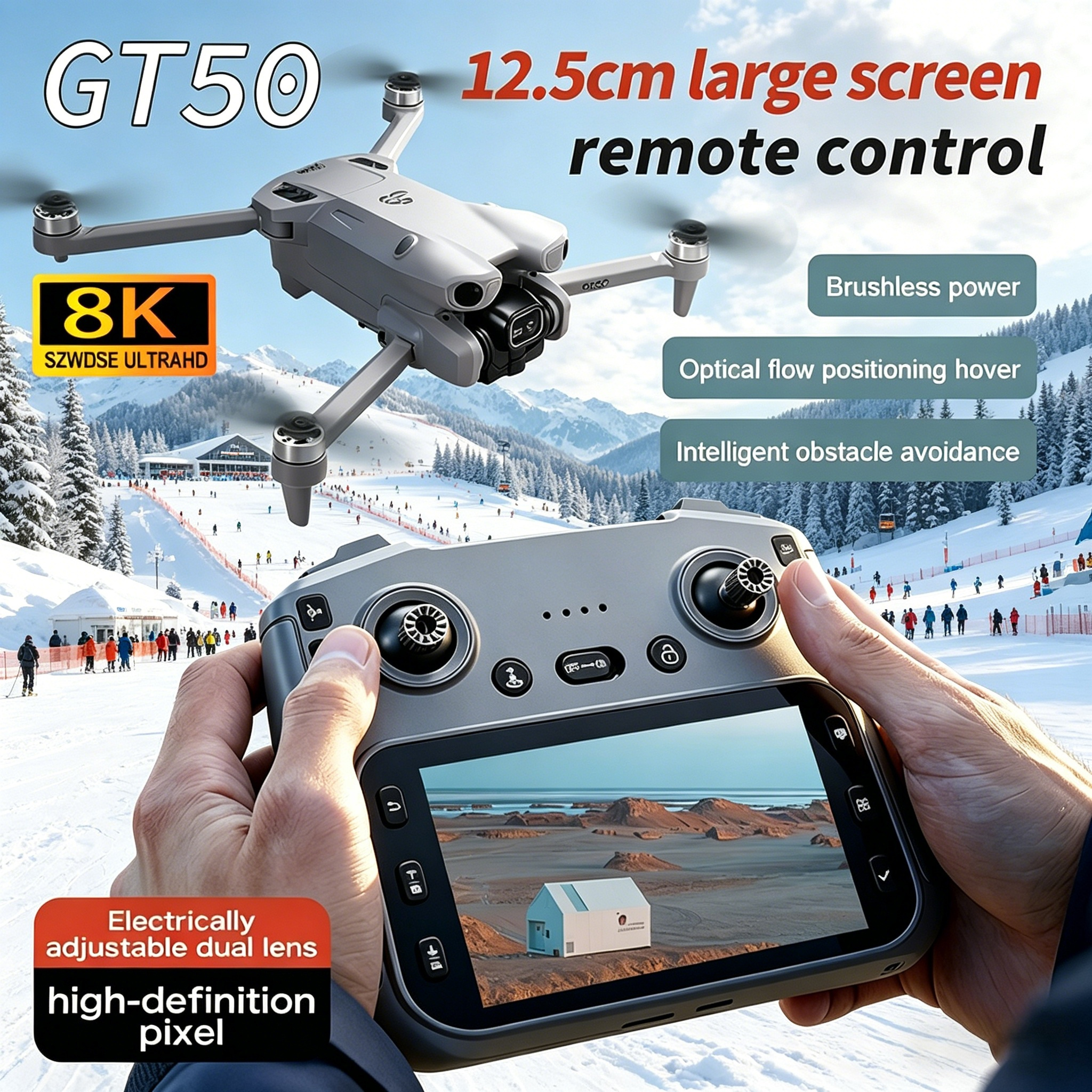 GT50 PRO MIni 5 pro RC Drone 8 - Drone Video Production のレビューと価格