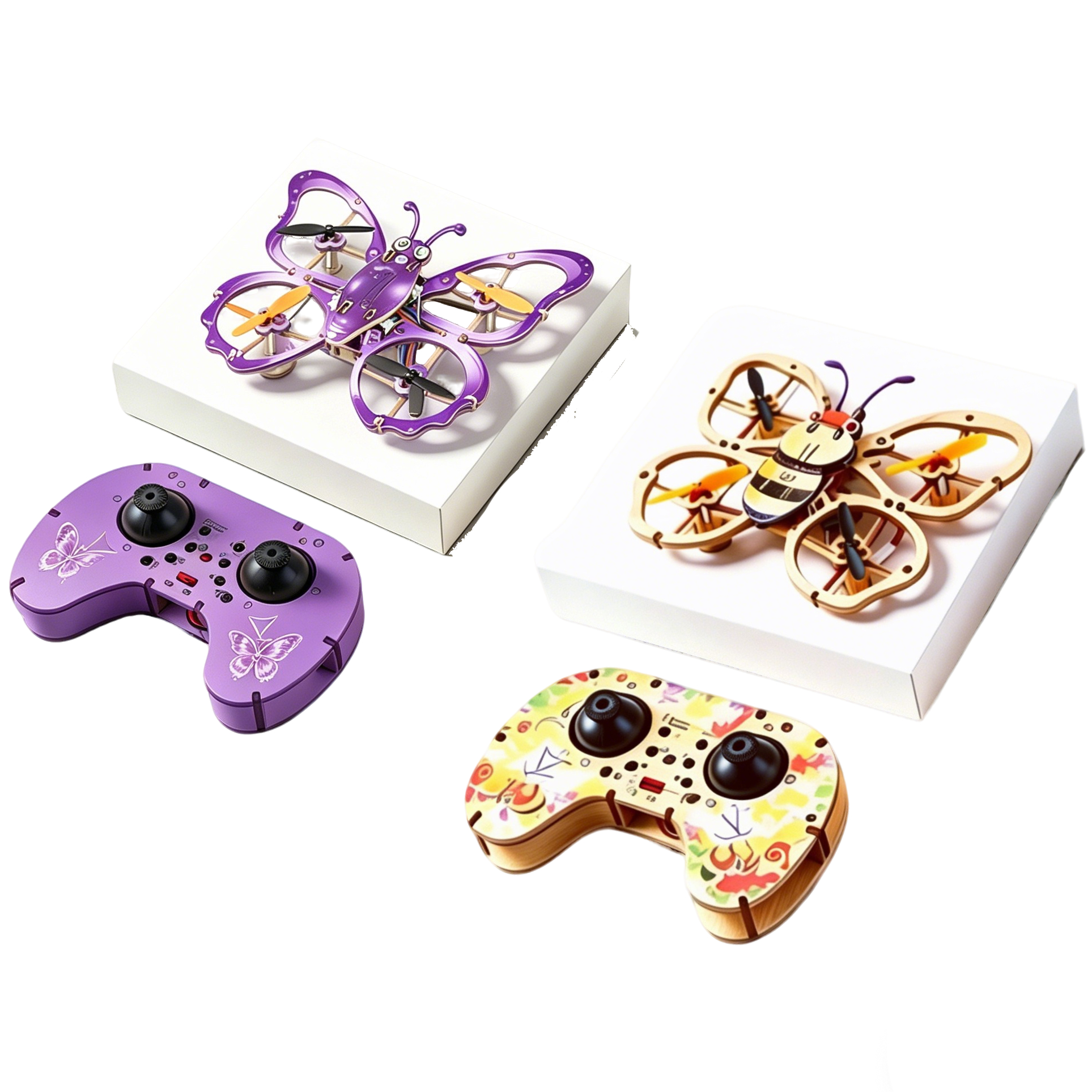 2026 New Wooden DIY Assembled  - Drone Aerial Photography のレビューと価格