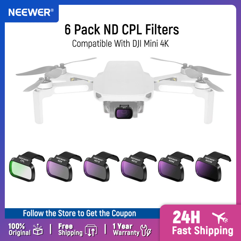 NEEWER 6 Pack ND CPL Filters F - Drone Ndvi のレビューと価格