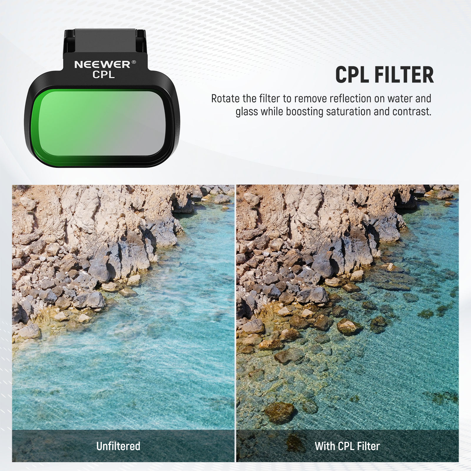 NEEWER 6 Pack ND CPL Filters F - Drone Ndvi のレビューと価格