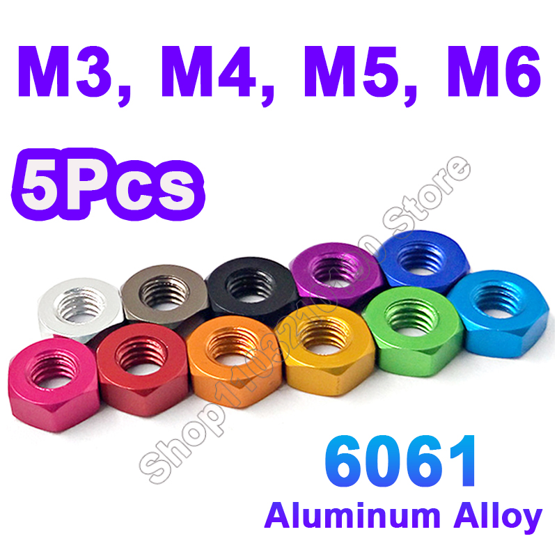 5pcs M3 M4 M5 M6 Anodized Colo - Drone 3D Modeling のレビューと価格