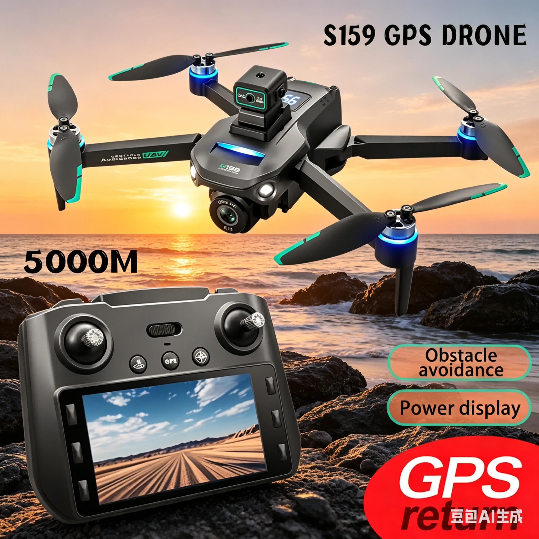 S159 GPS Drone 4K Profesional  - Drone Mapping のレビューと価格