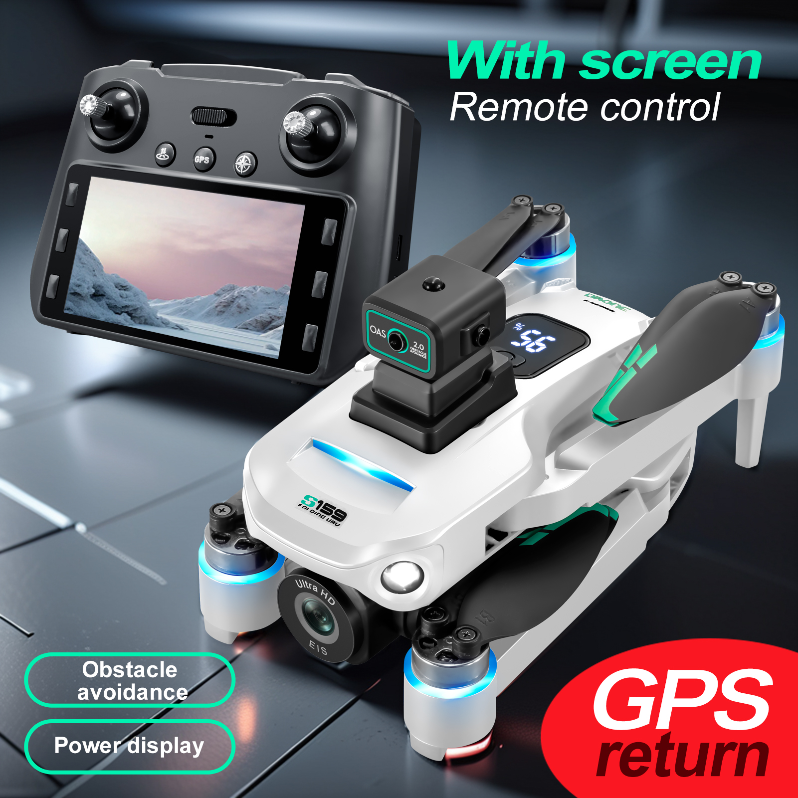 S159 GPS Drone 4K Profesional  - Drone Mapping のレビューと価格
